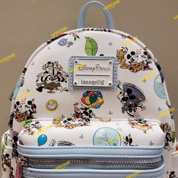 DISNEY LOUNGEFLY MICKEY MINNIE RUNAWAY RAILWAY BP - Picture 2 of 9